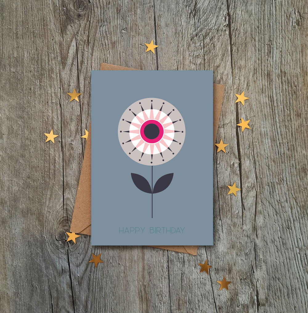 Geometric Lotus Flower
