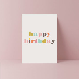 cute simple birthday card