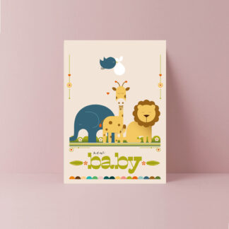new baby greetings card