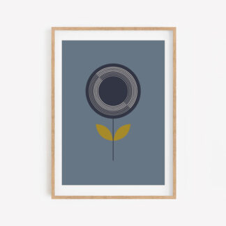 hellebore geometric a3 art print