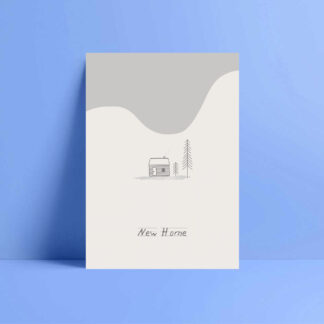 new home greetings card