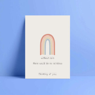 without rain sympathy card