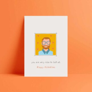 ginger boyfriend valentines card