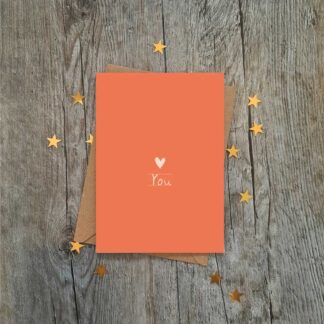 love you simple valentines card