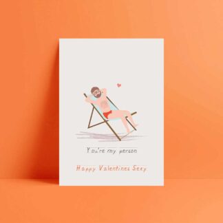 you're my person valentines sexy card