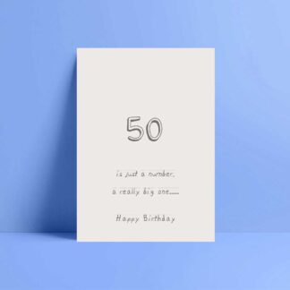funny 50th birthday card