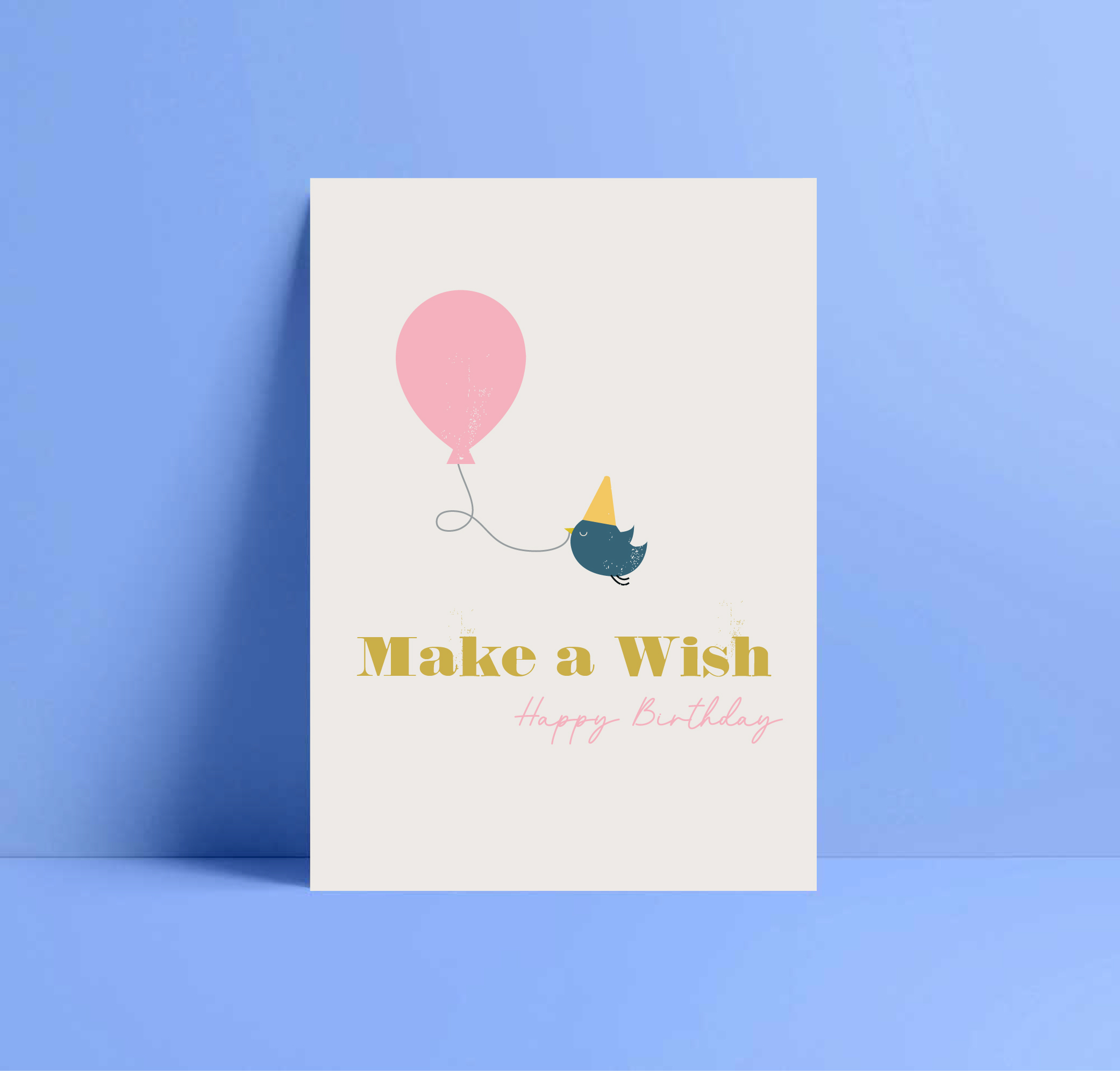 make a wish happy birthday card