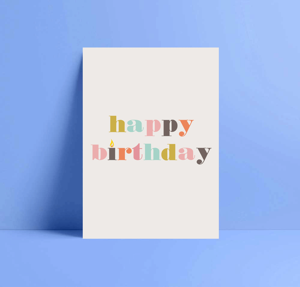 happy birthday card